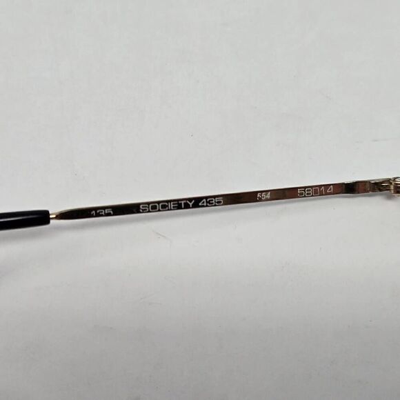 NEOSTYLE SOCIETY 435 GERMANY GOLD GREEN TORTOISE OS EYEGLASS FRAMES 135 58 14 - Picture 7 of 10